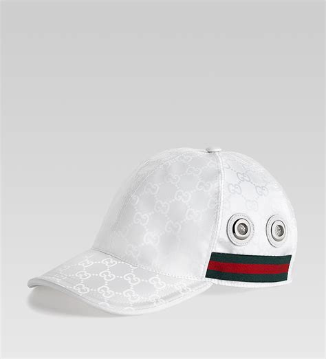 gucci baseball hat white|Gucci baseball cap cheap.